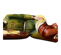 Figura de resina de San José de San José durmiendo, figura de resina de Navidad - Figura católica de San José de 21 cm, figura para regalo religioso, decoración, colección