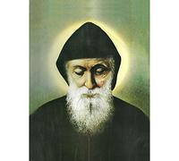 Figura de San Charbel, Papa Pablo VI, pintura al óleo, pinturas artísticas, lienzo, decoración del hogar-Sin marco/40x60cm