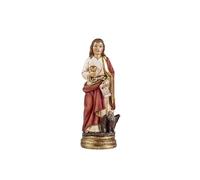 Figura de San Juan Evangelista de Resina Pintado a Mano de 13 cm