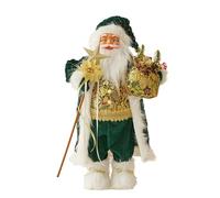 Figura de Santa Claus - Tela PP 15x10x30cm | Figuras Sañta Clàus con diseño de pie, tapa de mesa decoración interior de Navidad | Fiergines du Pè Nôel para salón, dormitorio en co