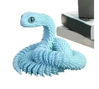Figura de serpiente genérica, flexible articulada, animal de juguete, serpiente Ornament for Dashboard Display, Long Tail Keyword: Bedroom Shelf Accessory, Pranks, Desk Decor, 29,53 pulgadas