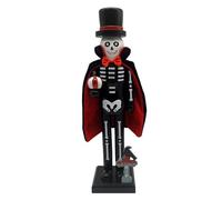 Figura de soldado cascanueces de madera - centro de mesa de Halloween de alta calidad, estante de mesa, chimenea, armario de fiesta, mostrador de ventana, decoración del hogar, adorno de vac
