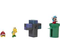 Figura De Super Mario World De Nintendo Con Diorama Subterráneo De 2.5 Pulgadas