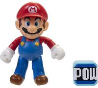Figura De Super Mario World De Nintendo De 4 Pulgadas | Mario Con Bloque POW