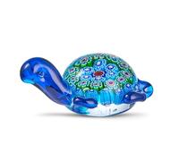 Figura de tortuga marina de vidrio soplado a mano para regalo de cumpleaños, escultura de tortuga de cristal. (tortuga marina)