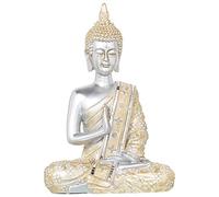Figura de un Buda de Resina en Dorado 27x15x41 cm