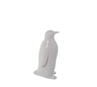 Figura de un pingüino de cerámica Blanco Brillo 15x15x26cm