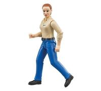 Figura de una mujer con vaqueros azules