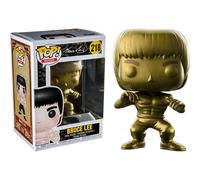 Figura De Vinilo Funko Exclusiva De Bruce Lee 3.75" Pop Movies Dorada 218