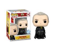 Figura de Vinilo Funko Pop DC Comics Batman (Keaton) Sin Máscara - 9 cm