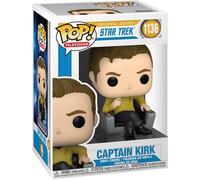 Figura De Vinilo Funko POP De Star Trek | Capitán Kirk En Silla