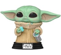 Figura De Vinilo Funko POP De Star Wars Mandaloriano | Grogu Con Galleta