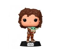 Funko Pop! Vinyl: Star Wars: The Mandalorian S9 - Peli Motto with Grogu (The Child, Baby Yoda) - Figura de Vinilo Coleccionable - Idea de Regalo- Mercancia Oficial - Juguetes para Niños y Adultos