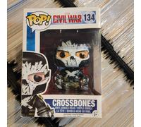 Figura De Vinilo Pop De Marvel Capitán América Crossbones #134 Funko