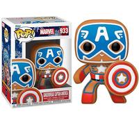Figura De Vinilo POP De Vacaciones De Marvel | Capitán América De Jengibre