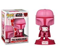 Figura De Vinilo Pop Funko 495 De Star Wars The Mandalorian Rosa 3.75"
