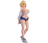 Figura de Yuzu-chan Getting ready to change, estatua de pie de 23 cm