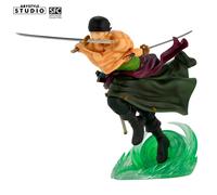 Figura de Zoro de One Piece en PVC - 18 cm, Escala 1:10