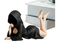 Figura - Decoración de Escritorio para Mujer, Moderna Figura gótica de Dama de Resina | Atractivo y Elegante de Escritorio, pequeña decoración misteriosa para Chimenea, Escritorio de casa, Mesa