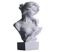 Figura decorativa de busto de mitología griega de 6 pulgadas, estatuas de Artemisa y figuras de diosa romana para práctica de bocetos, estatuas y esculturas estéticas