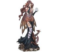 Figura decorativa de fantas a de duendecillo con beb drag n de la colecci n de hadas StealStreet SS-G-91300
