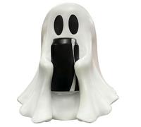 Figura decorativa de fantasmas, Spooky Resin Ghost Sculpture, Soda Can Holder Ornament 8,66 x 3,94 x 1,97 pulgadas, Festive Halloween Decor for Desk, Mesa, Shelf, Home or Party Display