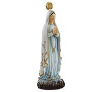 Figura decorativa de resina | Estatua de la Virgen María | Estatua de la Santa Madre de Tamaño Pequeño, para el Hogar La Mesa La Iglesia L Estantería La Colección Cristiana Mamá Abuela