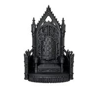 Figura decorativa de trono pequeño impreso en 3D de 11 cm de altura, decoración oscura para el hogar