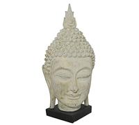 Figura Decorativa DKD Home Decor 33 x 34 x 65 cm Gris Buda Oriental Decapé