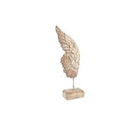 Figura Decorativa DKD Home Decor Acabado Envejecido Blanco Alas de Ángel Magnesio (26 x 11 x 65 cm)