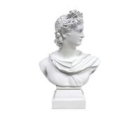 Figura Decorativa DKD Home Decor Apollo Blanco Neoclásico 13,7 x 7,5 x 19,5 cm