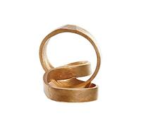 Figura Decorativa DKD Home Decor Dorado Abstracto 24 x 16 x 18 cm