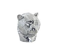 Figura Decorativa DKD Home Decor Plateado Leopardo Resina (31 x 27 x 32 cm)