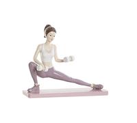 Figura Decorativa DKD Home Decor Rosa Yoga Scandi 20 x 8 x 16,5 cm