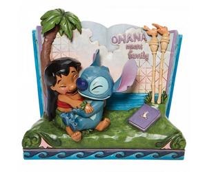 Figura Decorativa Enesco Lilo & Stitch - Libro Ohana 13 cm