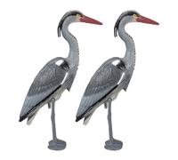 Figura decorativa garza figuras espantagarzas decoraciones jardín 92 cm 550 g