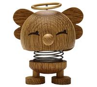 Hoptimist Figura decorativa Ángel Bimble S – Madera de roble, bamboleante 7,1 cm