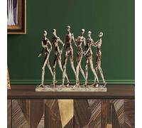 Figura decorativa KARE mano en mano, dorada, altura 27 cm True