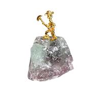 Figura Decorativa Mineral Escultura Realista de Natural