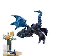 Figura del dragón, estatuilla voladora realista del dragón del juguete | Juntas móviles, escritorio ejecutivo fidget para niños, adultos, coleccionistas