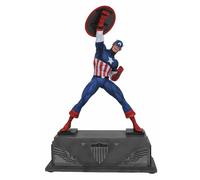 Capitan america estatua resina 30 cm marvel premier collection