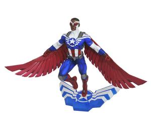 Figura diamond collection marvel falcon & the winter soldier sam wilson capitan america figura 25 cm marvel gallery