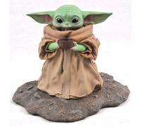 Figura diamond collection star wars the mandalorian the child con sopa resina 20 cm milestones 1 - 2 scale
