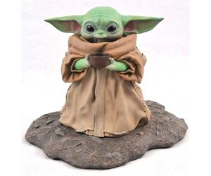 Figura diamond collection star wars the mandalorian the child con sopa resina 20 cm milestones 1 - 2 scale