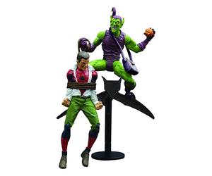Figura diamond select toys marvel classic the amazing spider - man re - run green gobling vs spider - man 18cm