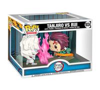 Figura Diorama Funko POP Tanjiro Vs Rui Demon Slayer #1034 Momento De Animación