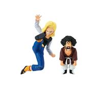 Figura Dragon Ball Z Androide 18 y Mr Satan Match Makers Banpresto [245265]