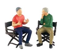 ＡＷＨＡＯ Figura en Miniatura a Escala 1:64, Personaje de Película, Figura de Resina para Diorama, Paisaje, Micro Paisaje, Maqueta de Tren, Verde Anaranjado