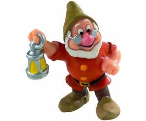 Figura Enanito Doc Con Farol Blancanieves Y Los Siete Enanitos Disney 5,5 Cms