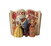 Figura ENESCO de La Bella y La Bestia - Arte en Resina Hecha y Pintada a Mano